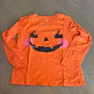 Carter's Orange Pumpkin Long Sleeve Tee